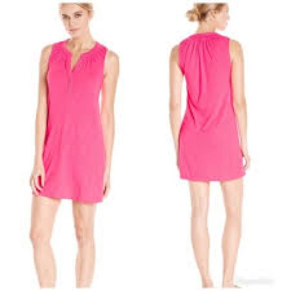 Lilly Pulitzer Pink Sleeveless Button-Front Dress 1310